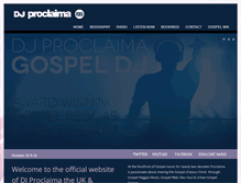 Tablet Screenshot of djproclaima.com